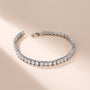 tennnis bracelet for women, 18K gold plated tennis bracelet, 4mm tennis bracelet, stunning tennis bracelet
