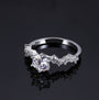 moissanite engagement rings, moissanite wedding rings, affordable moissanite engagement rings, 1ct moissanite rings, moissanite promise ring