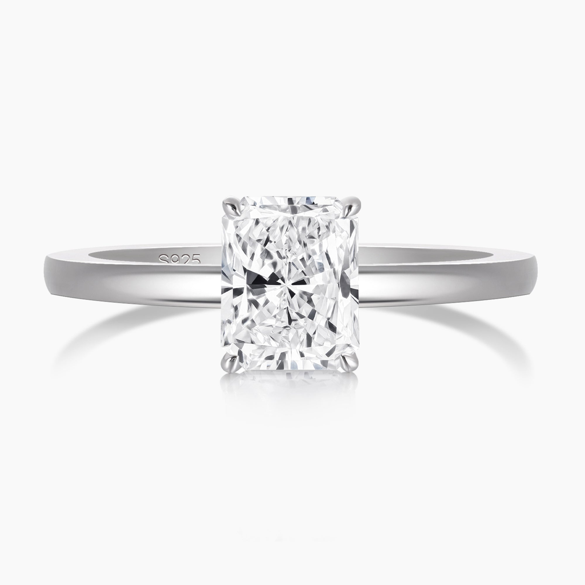 radiant cut engagement rings, radiant cut, radiant diamond, radiant cut diamond ring, radiant cut ring, radiant diamond ring, 1 carat radiant cut diamond ring, cubic zirconia engagement rings, cubic zirconia wedding rings