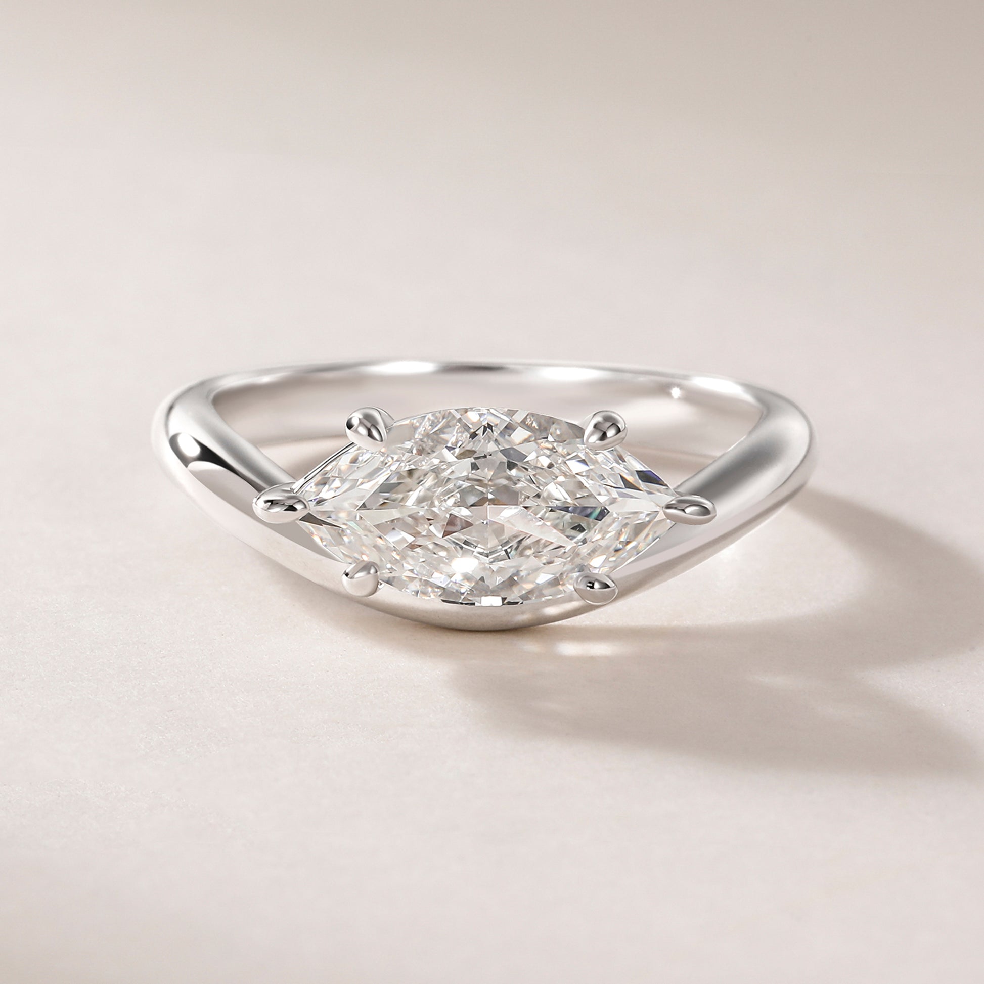 stackable ring, solitaire engagement ring​, eamti, travel ring, eamti jewelry, small wedding rings, simple band engagement rings, rings cheap wedding, cheap engagement rings under $50, proposal ring silver