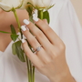 solitaire ring, silver cubic zirconia ring, cubic zirconia engagement ring, cubic zirconia wedding rings, 2ct wedding ring, cheap wedding ring under $50, silver round ring, round cut ring