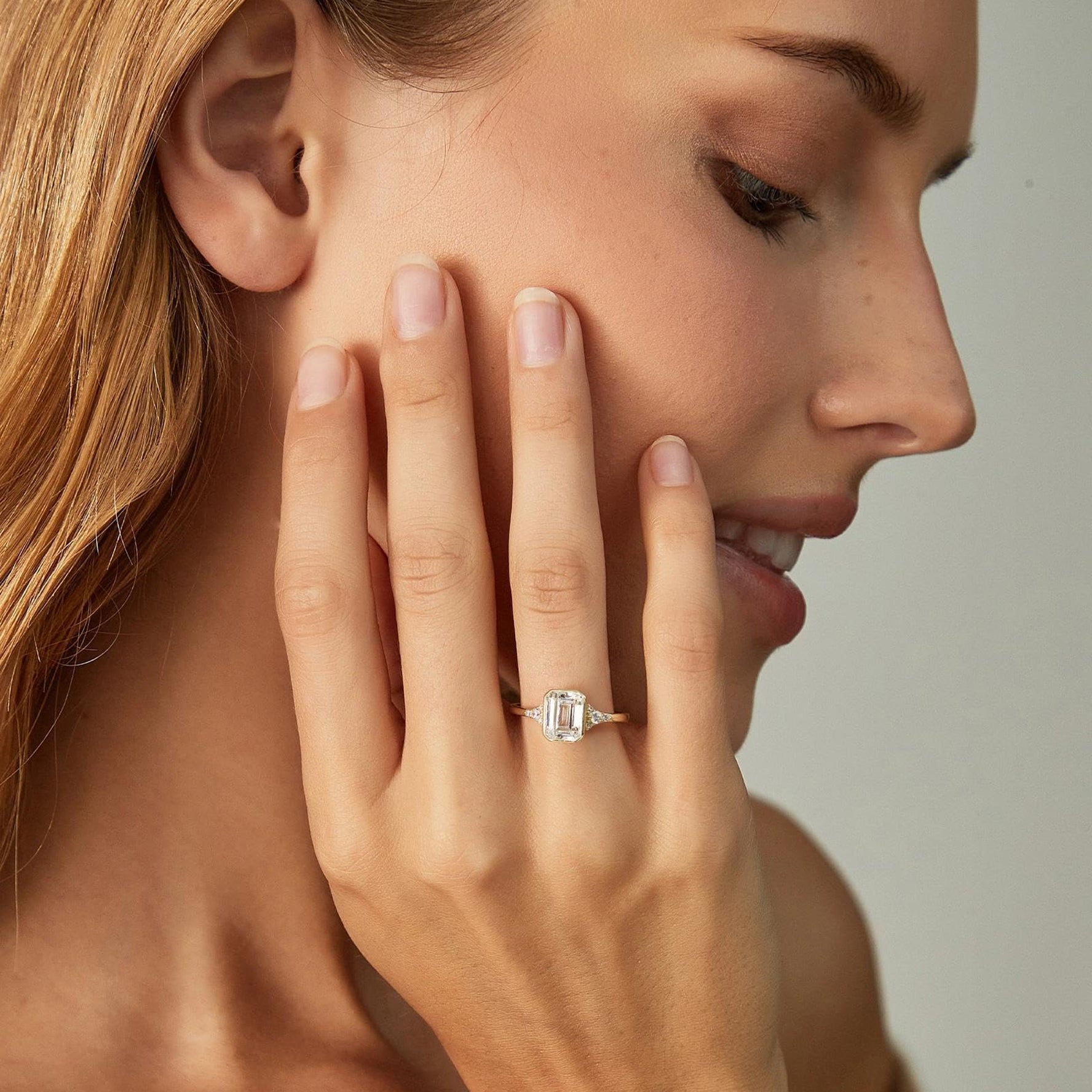 bezel engagement rings, emerald cut engagement rings, emerald cut, emerald diamond, emerald cut diamond ring, emerald cut ring, emerald diamond ring, fake diamond rings, cubic zirconia engagement rings, cubic zirconia wedding rings, silver engagement rings, cz stones, travel rings