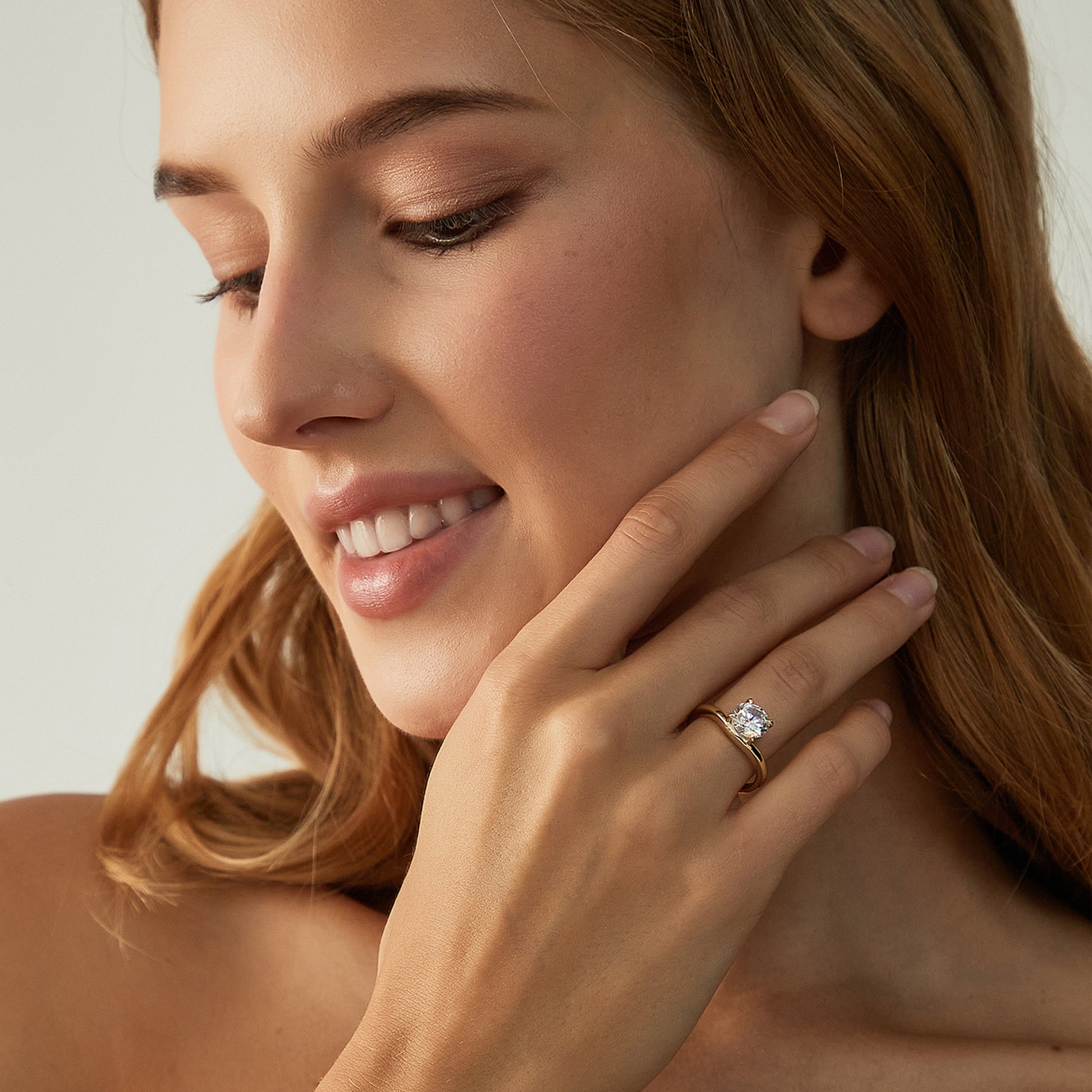 curved engagement rings, curved band, oval engagement rings, oval cut, cubic zirconia rings, cubic zirconia usa, travel rings, fake diamond rings, cz rings, affordable jewelry, gold engagement rings