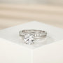 fake bridal set rings, silver cubic zirconia ring set, cubic zirconia ring set, silver wedding band sets, cheap wedding ring sets, travel wedding ring sets