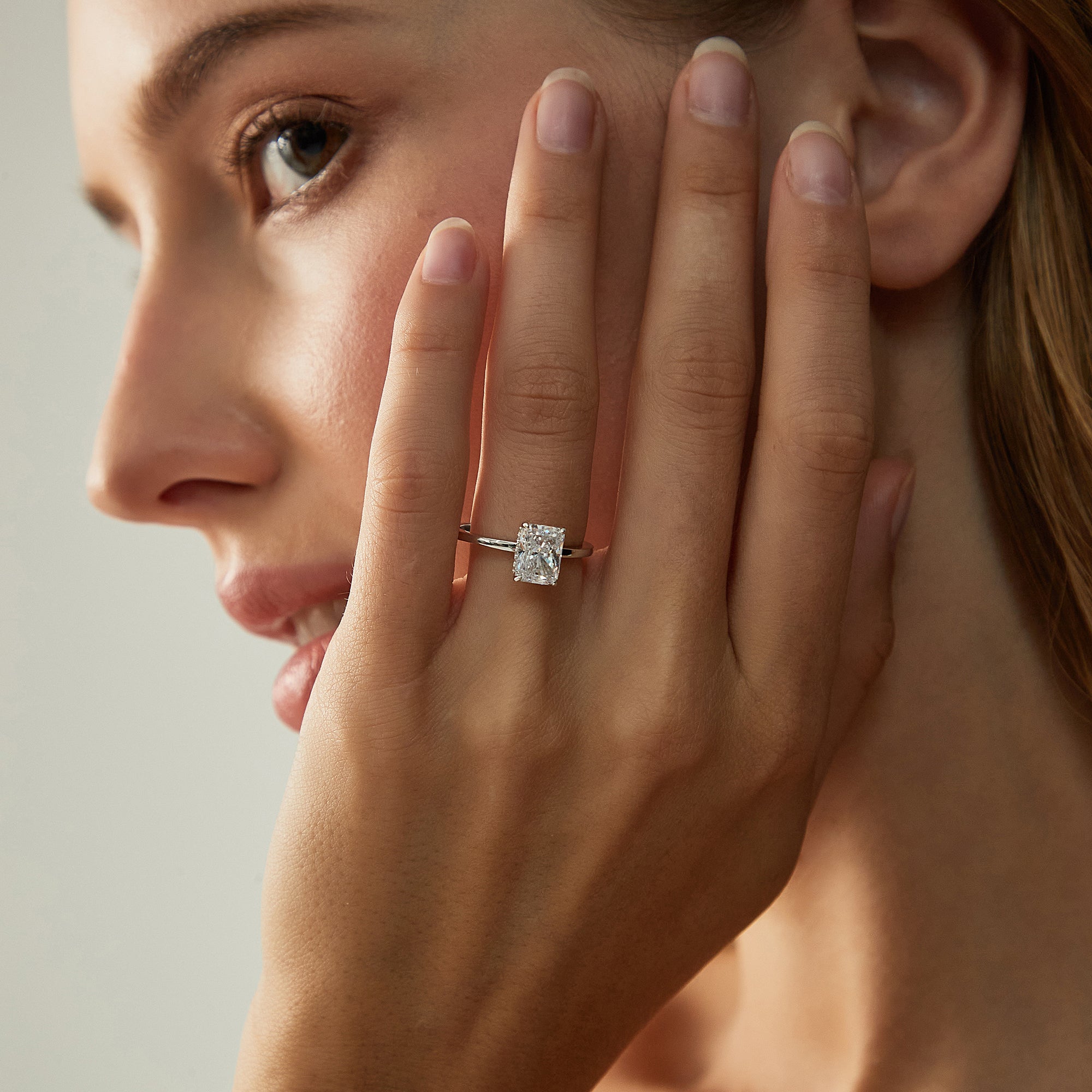 radiant cut engagement rings, radiant cut, radiant diamond, radiant cut diamond ring, radiant cut ring, radiant diamond ring, 2 carat radiant cut diamond ring, cubic zirconia engagement rings, cubic zirconia wedding rings, travel ring, cz stones, fake diamond rings