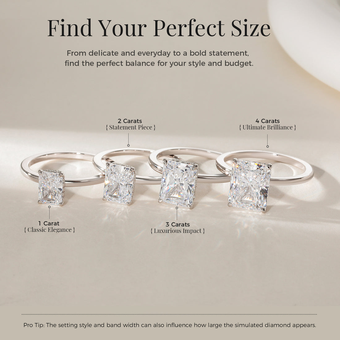 radiant cut engagement rings, radiant cut, radiant diamond, radiant cut diamond ring, radiant cut ring, radiant diamond ring, 2 carat radiant cut diamond ring, cubic zirconia engagement rings, cubic zirconia wedding rings, travel ring, cz stones, fake diamond rings