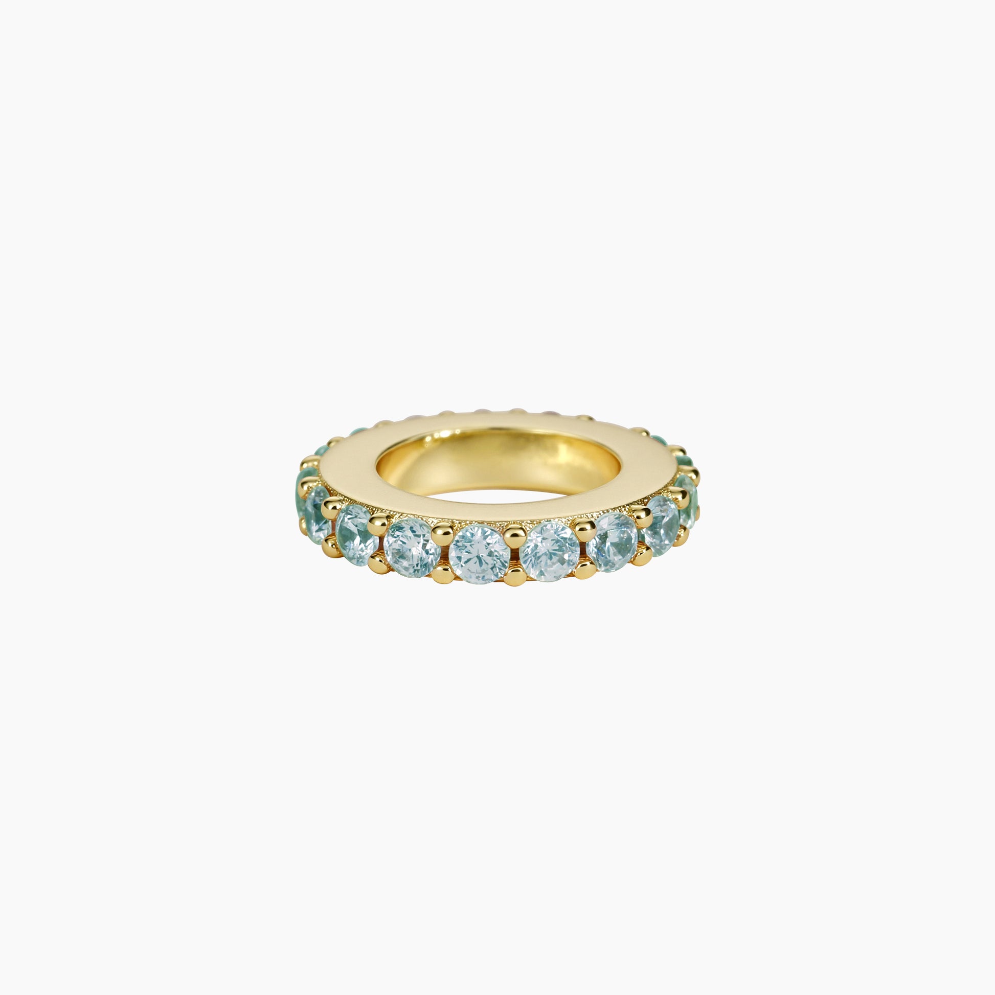 Round Birthstone Charm