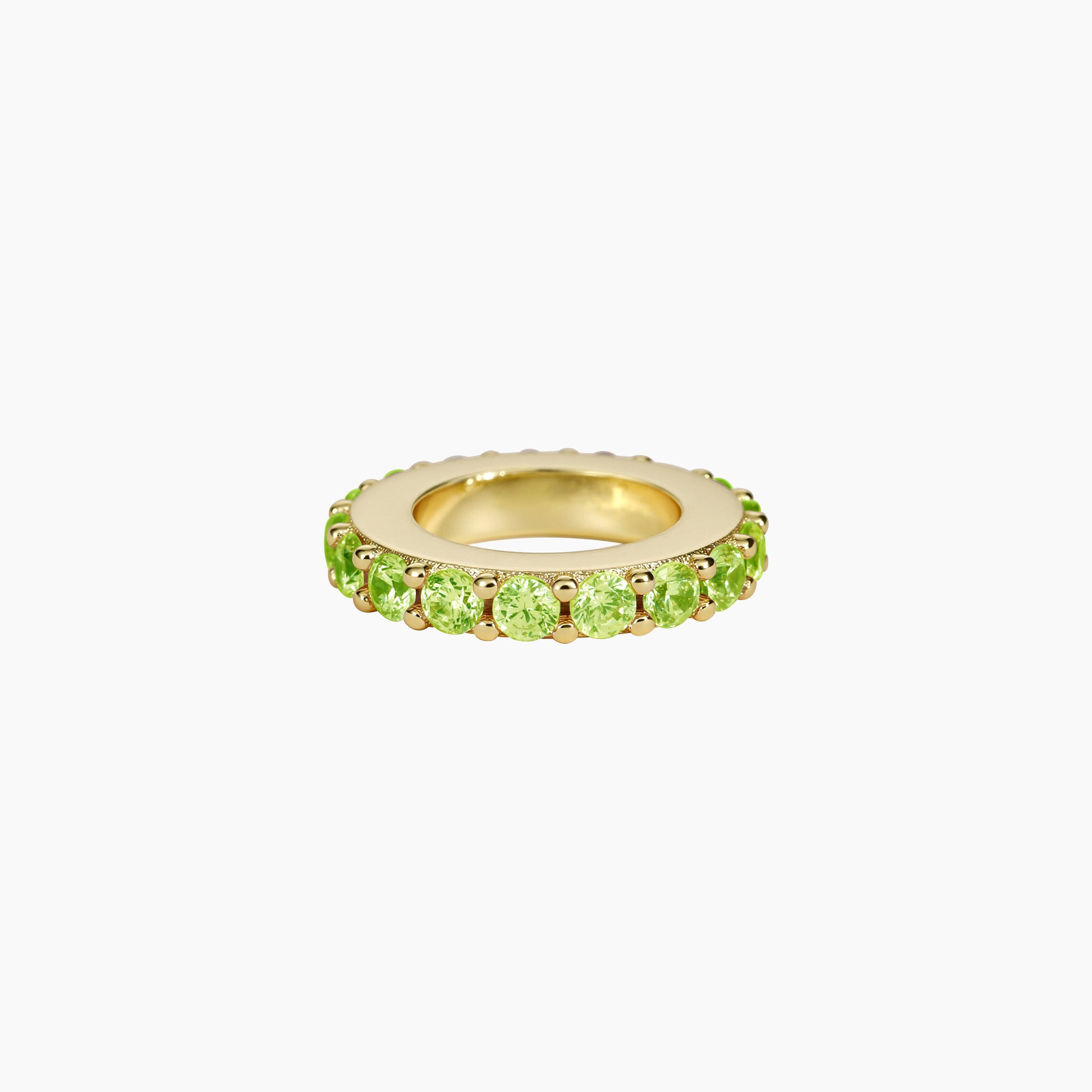 Round Birthstone Charm