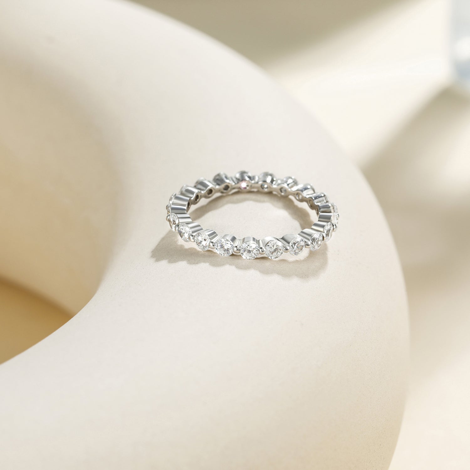 infinity rings for women, s925 wedding ring, sterling silver eternity rings, affordable wedding band