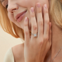princess cut ring, travel ring under $50, cheap wedding under $50, cheap cubic zirconia rings, silver cz ring, cheap cubic zirconia engagement ring, princess ring