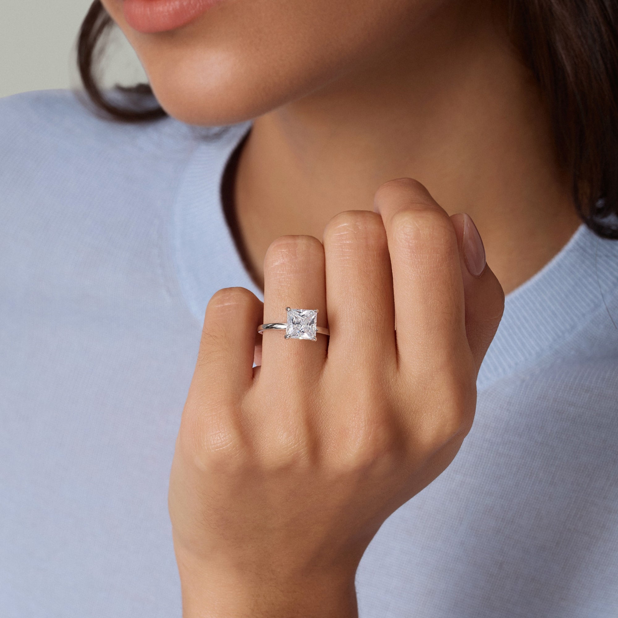 princess cut ring, travel ring under $50, cheap wedding under $50, cheap cubic zirconia rings, silver cz ring, cheap cubic zirconia engagement ring, princess ring
