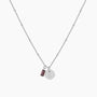 Gold Plated, Birthstone Necklace, Layered Necklace, Personalized Necklace, Delicate Necklace, Initial Necklace, Affordable Jewelry