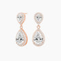teardrop, bridal earrings, engagement earrings, affordable jewelry