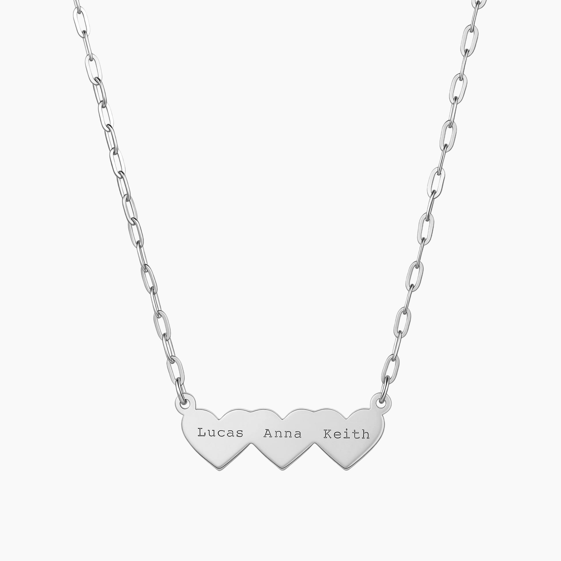 Heart Pendant，Family Necklace, Custom Necklace, heart pendant necklace, Gold Plated, Name Necklace, Initial Necklace, Layered Necklace, Personalized Necklace, Delicate Necklace, Dainty Necklace, Affordable Jewelry