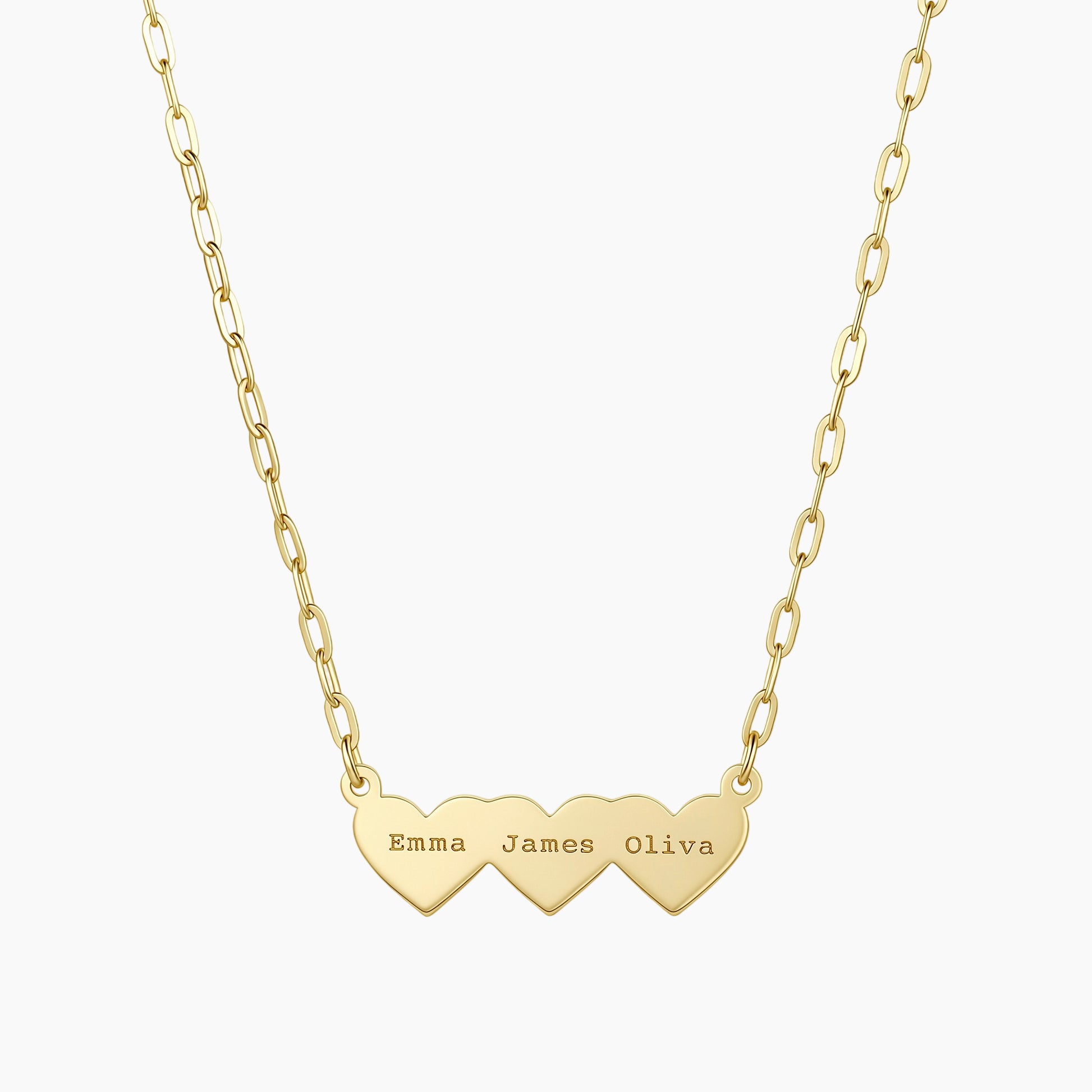 Heart Pendant，Family Necklace, Custom Necklace, heart pendant necklace, Gold Plated, Name Necklace, Initial Necklace, Layered Necklace, Personalized Necklace, Delicate Necklace, Dainty Necklace, Affordable Jewelry