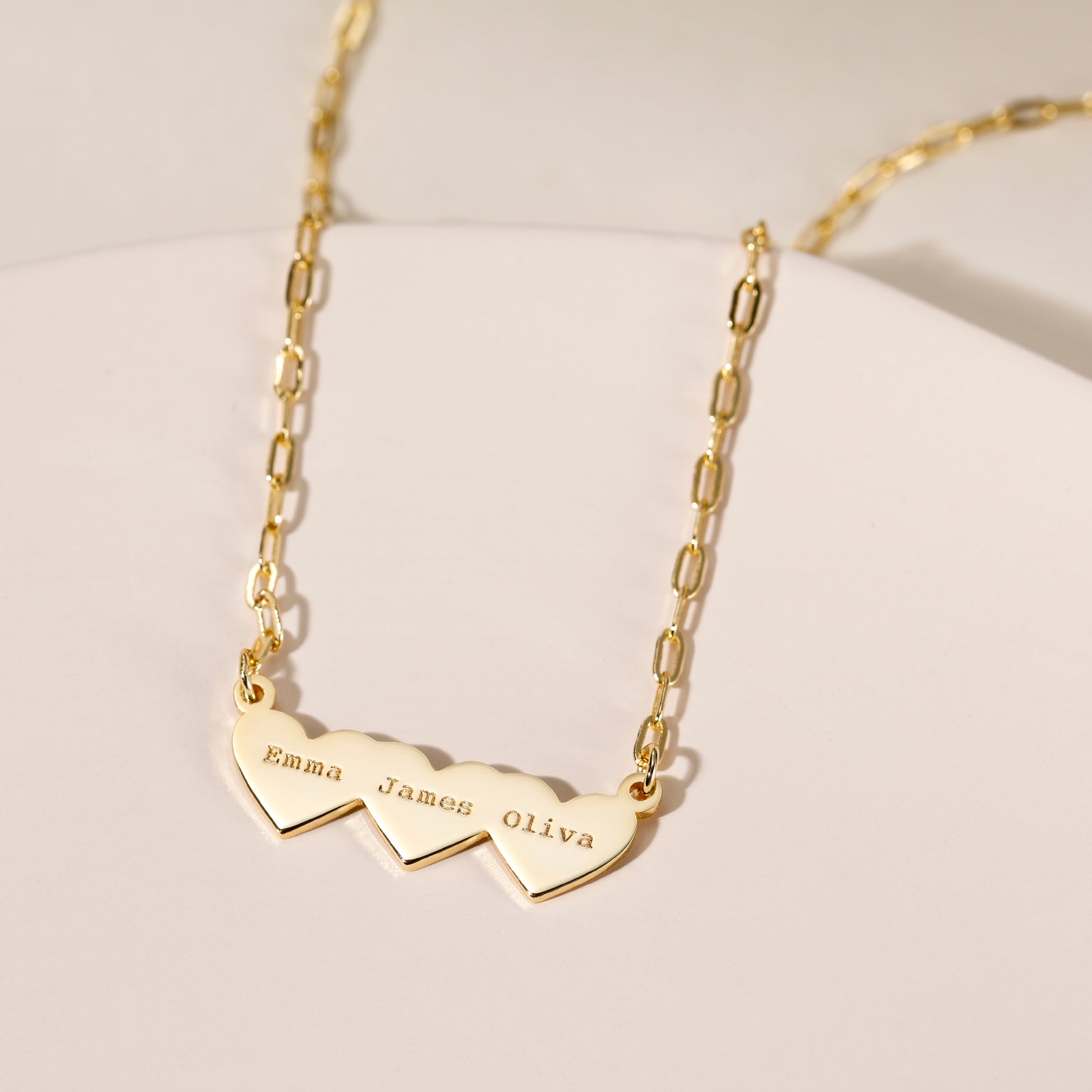 Heart Pendant，Family Necklace, Custom Necklace, heart pendant necklace, Gold Plated, Name Necklace, Initial Necklace, Layered Necklace, Personalized Necklace, Delicate Necklace, Dainty Necklace, Affordable Jewelry