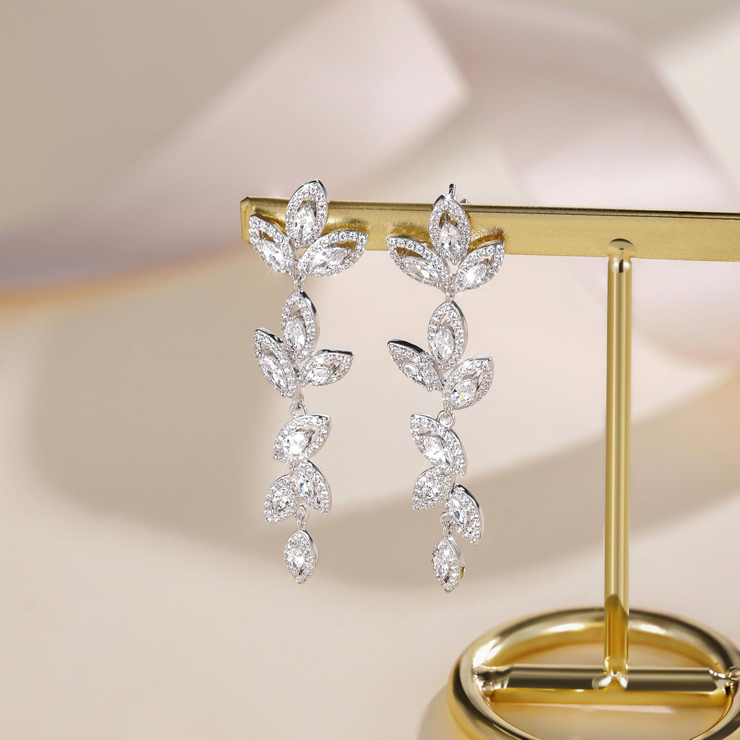 bridal earrings, affordable jewelry, cz stones, cubic zirconia earrings studs