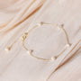 bracelet pearl gold, pearl bracelet, gold plated, sterling silver bracelet