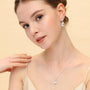 emerald cut, cubic zirconia usa, cheap earrings, affordable jewelry, drop earrings