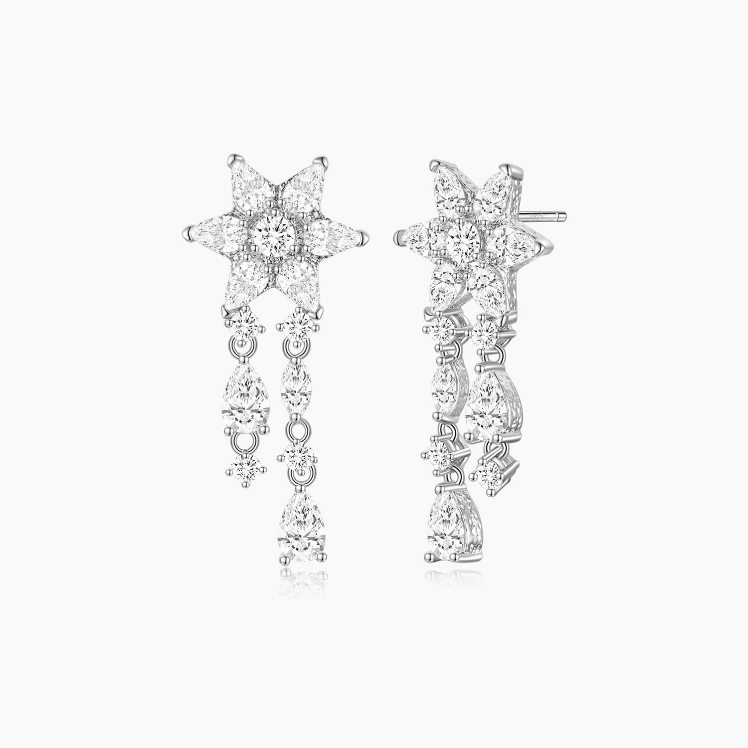 Flower Drop Earrings