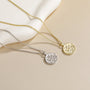 Gold Plated, Birthstone Necklace, Layered Necklace, Personalized Necklace, Delicate Necklace, Amulet Necklace, Affordable Jewelry, Fashion Necklace
