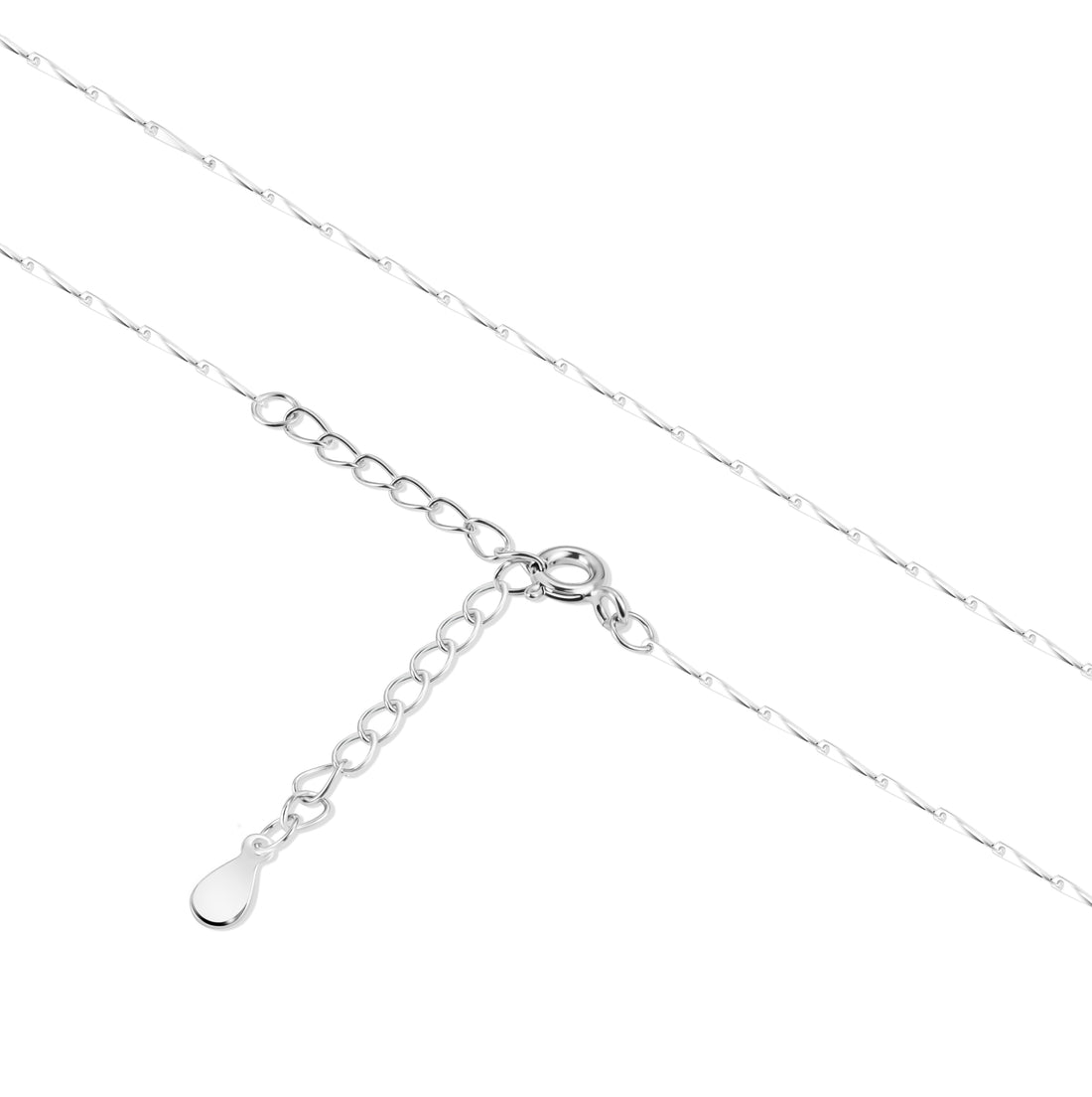 Sterling Silver Willow Leaf Chain