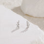 silver earrings studs, sterling silver cubic zirconia earrings, cubic zirconia earrings, cute earrings, earrings backs, hypoallergenic stud earrings