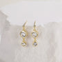 moissanite earrings, moissanite wedding earrings, moissanite travel earrings, silver earrings for women, dainty earrings