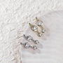 moissanite earrings, moissanite wedding earrings, moissanite travel earrings, silver earrings for women, dainty earrings
