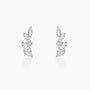 silver earrings studs, sterling silver cubic zirconia earrings, cubic zirconia earrings, cute earrings, earrings backs, hypoallergenic stud earrings