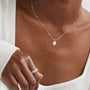 silver pearl necklace, baroque pearl, fesh water pearl necklace, necklace with pearl drop, pearl drop neckace