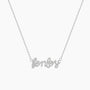 Gold Plated, Birthstone Necklace, Layered Necklace, Personalized Necklace, Delicate Necklace, Name Necklace, Affordable Jewelry, Cubic Zirconia Necklace
