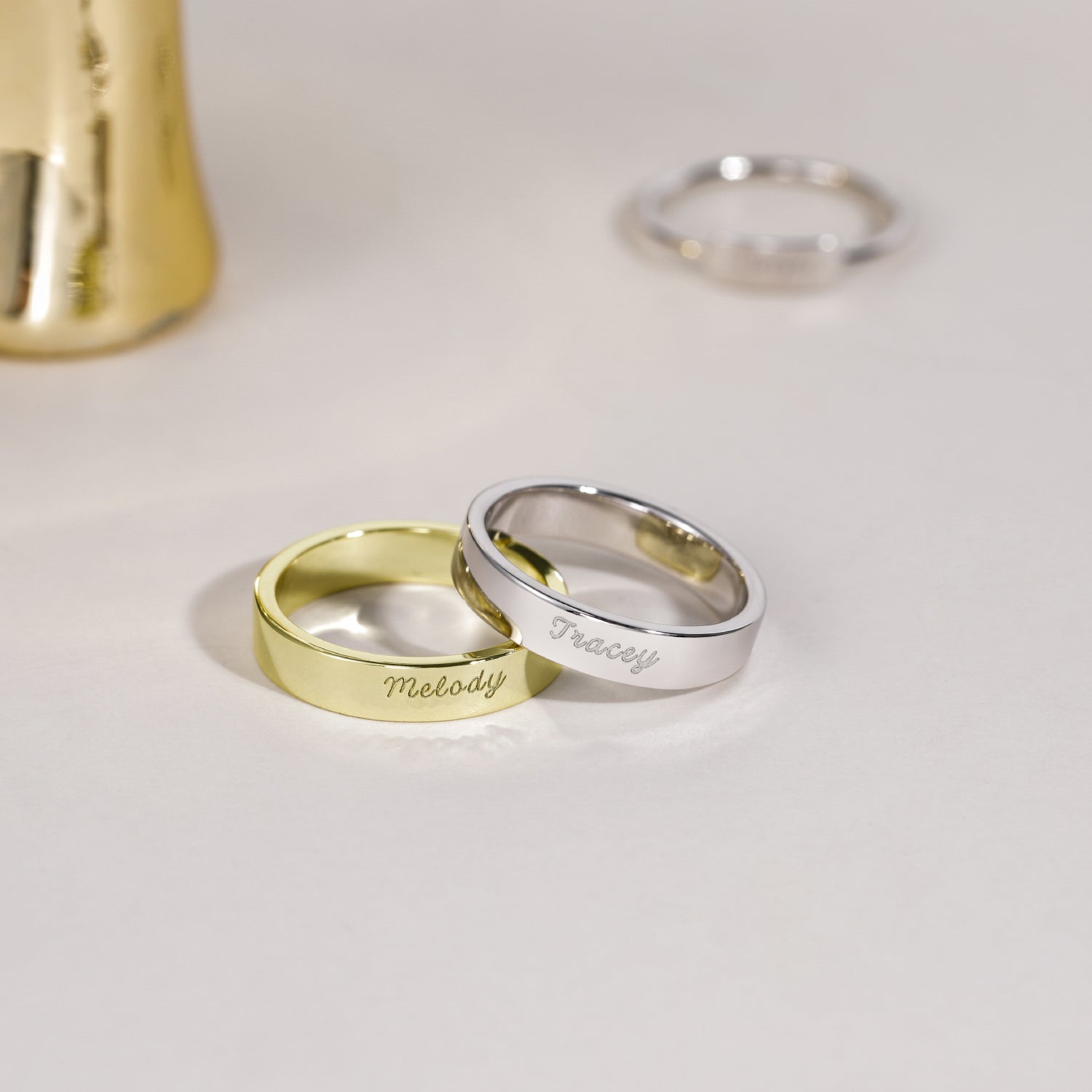 personalized ring, engraved ring, name ring