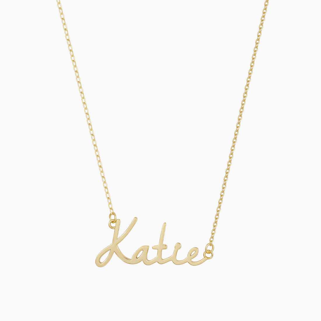 Gold Plated, Name Necklace, Initial Necklace, Layered Necklace, Personalized Necklace, Delicate Necklace, Dainty Necklace, Affordable Jewelry