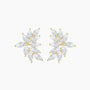 gold, marquise cut, cubic zirconia earrings studs, cheap earrings, affordable jewelry