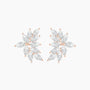 rose gold, marquise cut, studs earrings, cluster earrings