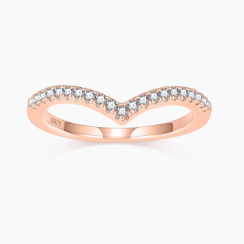 v shaped rings, s925 v shaped ring for women, sterling silver stackable ring, womens eternity ring, sterling silver eternity ring, sterling silver eternity ring, eternity band engagement ring