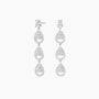 teardrop, bridal earrings, wedding earrings, pear cut, danity earrings, dangling earrings