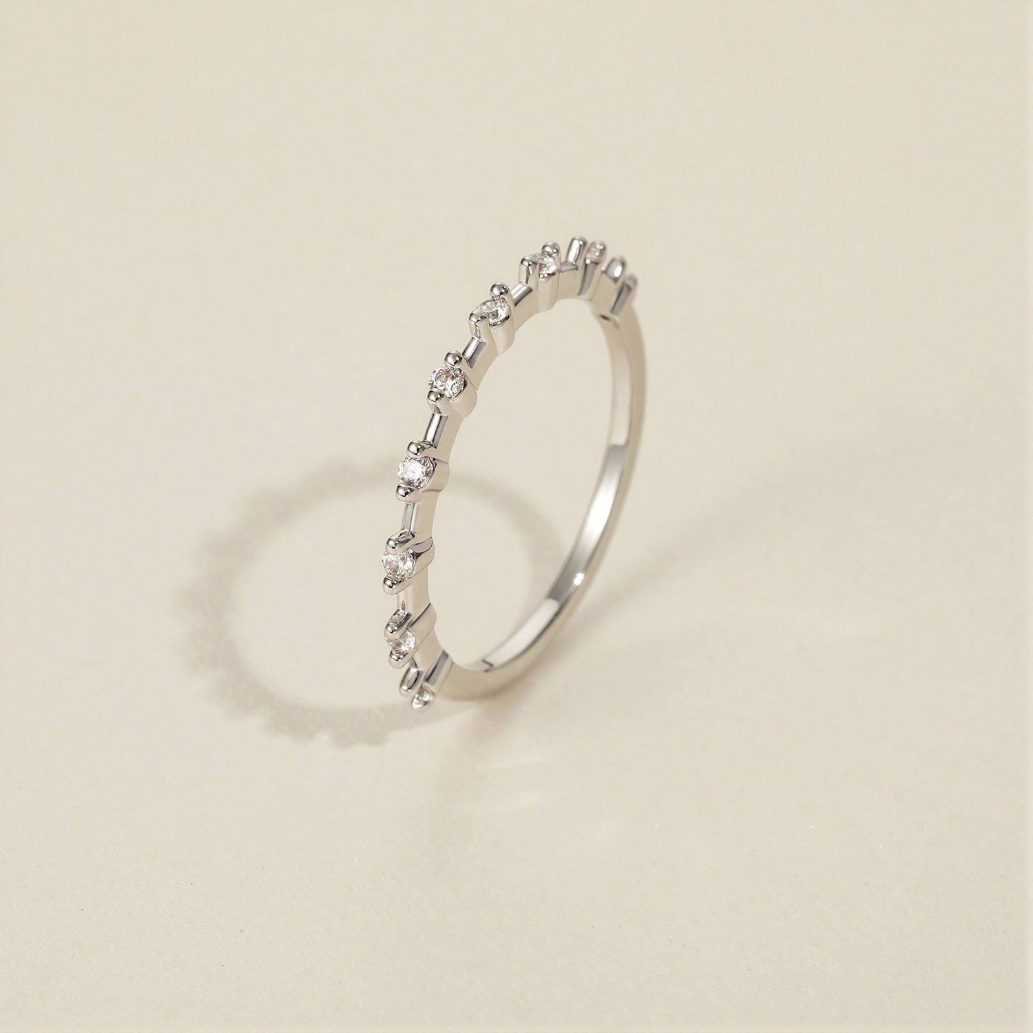 stackable ring, wedding wedding bands, half eternity ring, her and her promise rings, travel wedding bands, cz ring, wedding rings cz, eamti rings, cheap wedding rings under $50, copper ring