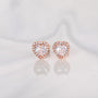 heart earrings, heart cut, earring studs, studs earrings, cheap earrings