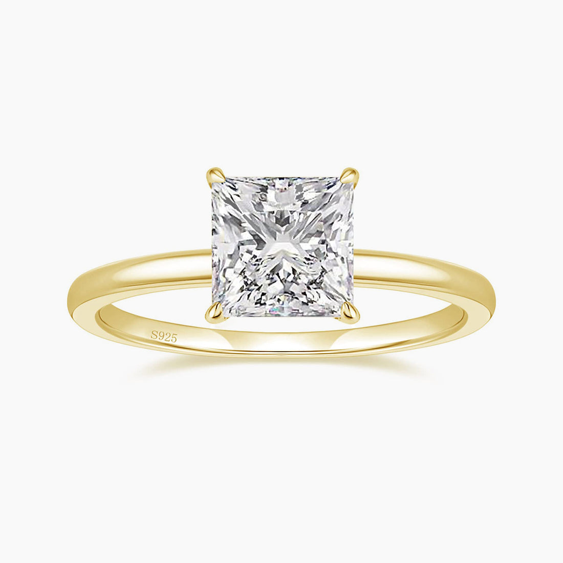 cheap promise ring, gold plated wedding ring, gold plated engagement ring, princess cut ring, travel ring under $50, cheap wedding under $50, cheap cubic zirconia rings, silver cz ring, cheap cubic zirconia engagement ring, princess ring