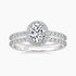 s925 wedding rings, cubic zirconia rings, oval cut rings set, 1.5 ct ring for women