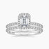 s925 silvers set, emerald cut rings, 2ct rings for wedding, 2ct rings for women, gold plated rings, stuuning cz ring, eternity ring