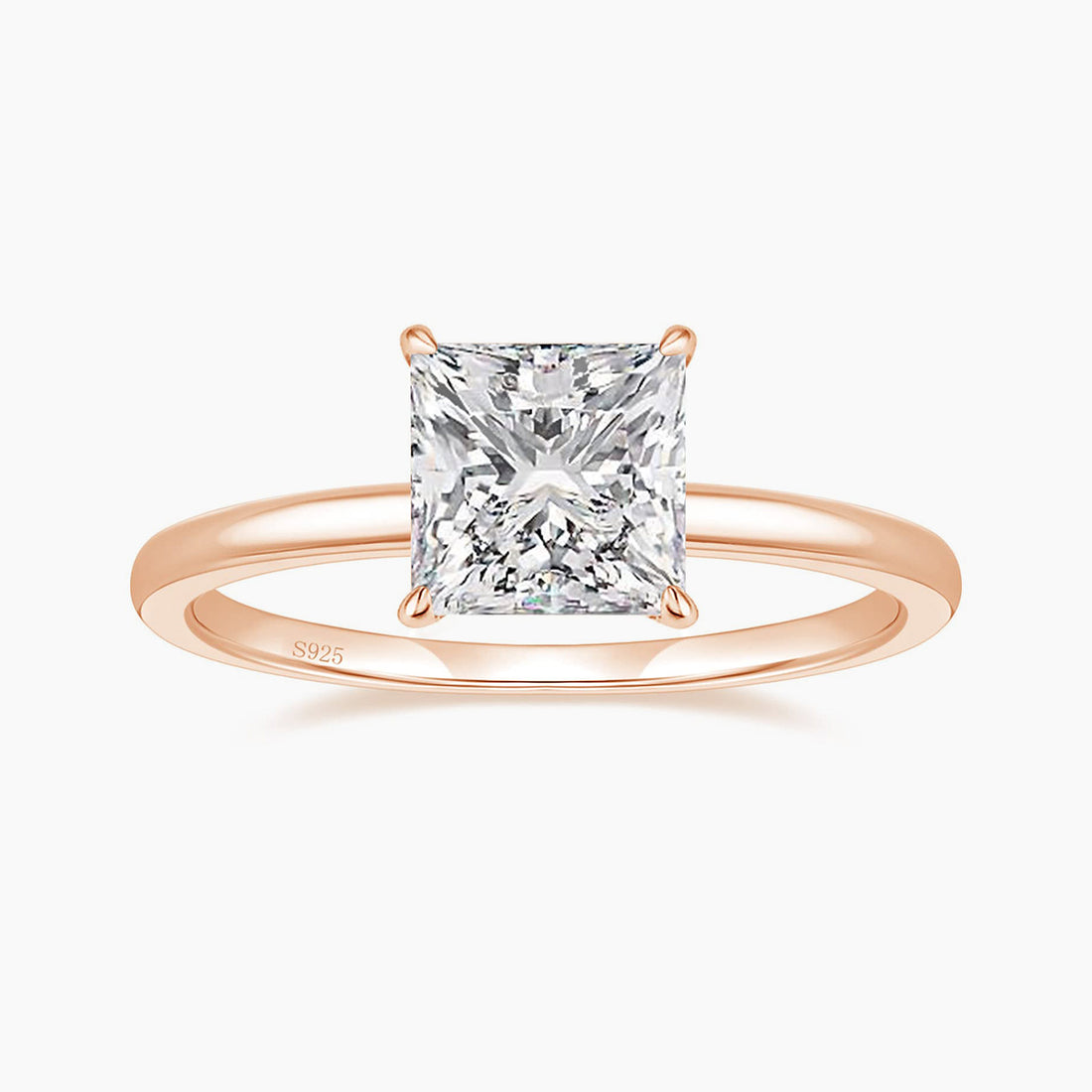 princess cut ring, travel ring under $50, cheap wedding under $50, cheap cubic zirconia rings, silver cz ring, cheap cubic zirconia engagement ring, princess ring