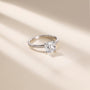 asscher, cz engagement rings, sterling silver ring, cubic zirconia engagement ring, affordable jewelry, travel ring, CZ Stones