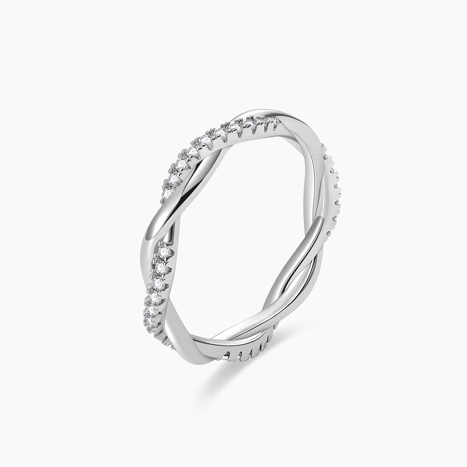 eternity rings, infinity ring, s925 band rings, cubic zirconia paved rings, stackable rings for women, womens eternity ring, sterling silver eternity band, silver eternity ring