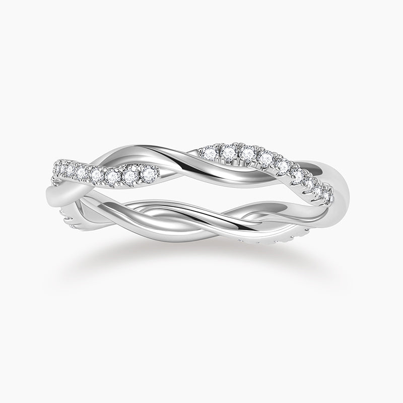 eternity rings, infinity ring, s925 band rings, cubic zirconia paved rings, stackable rings for women