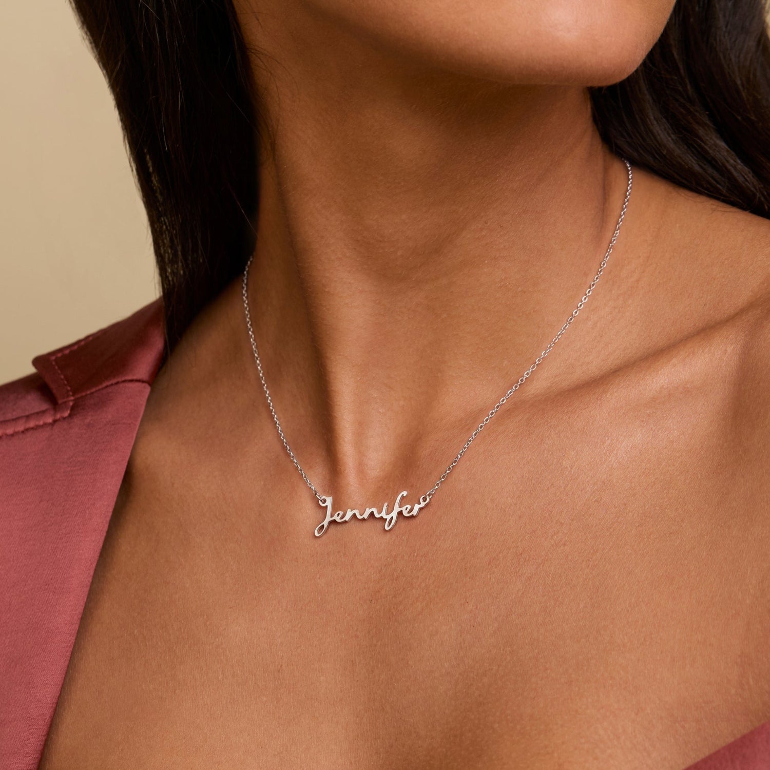 pendant necklace, custom name necklace, cursive name necklace, Personalized necklace,Gold Plated, Name Necklace, Personalized Necklace, Delicate Necklace, Dainty Necklace, Affordable Jewelry