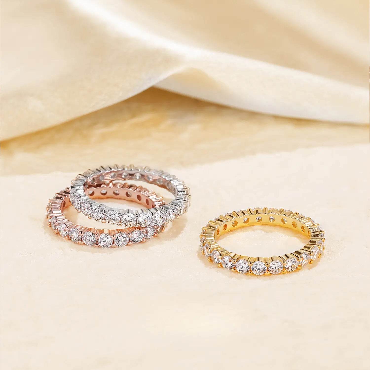 Unique Light Luxury Gemstone Ring