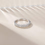 925 sterling silver rings, cz rings, round cut, half eternity ring, infinity ring, s925 band ring for women